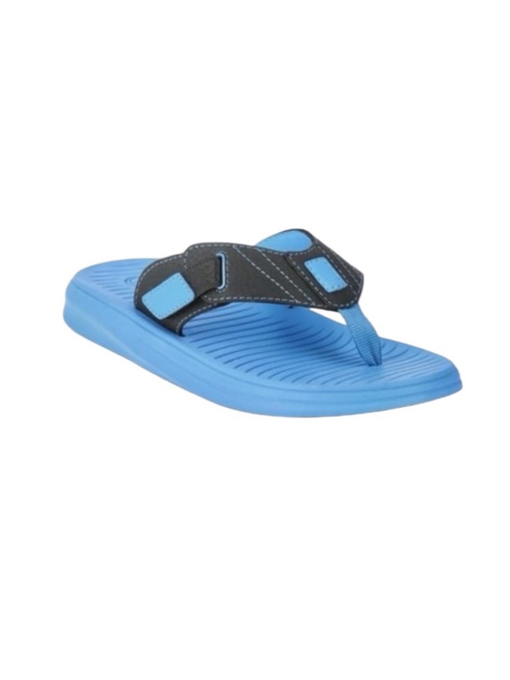 wonder nation Blue and Black Velco Hook-and-Loop Kids Sandals
